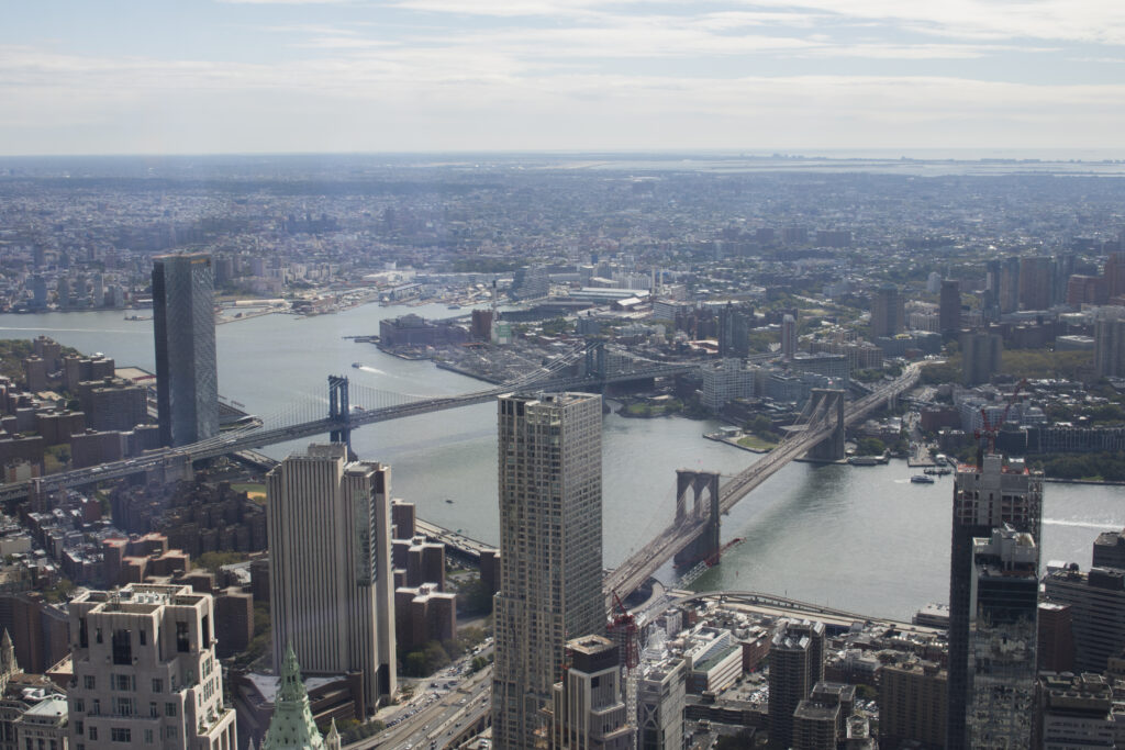 Uitzicht vanuit One World Trade Center
